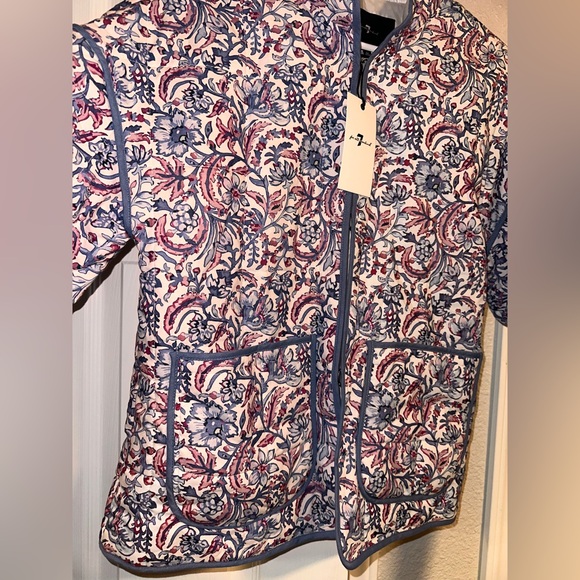 7 For All Mankind Multicolor Patterned Jacket - Picture 2 of 4